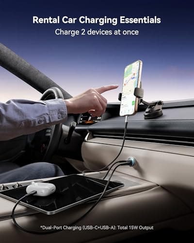 INIU Car Charger, Total 60W Cigarette Lighter Charger with 100W USB C Cable — view 6