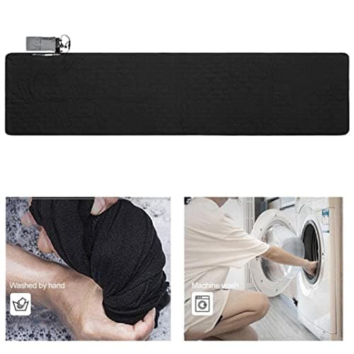 Xweptuy Heated Sleeping Bag Pad 3 Heating Levels USB Rechargeable Sleeping Bag Liner Black — view 6