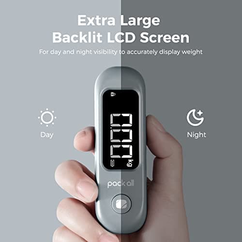 pack all 110 Lbs Digital Luggage Scale for Travel, 0.1Lb Precision — view 2