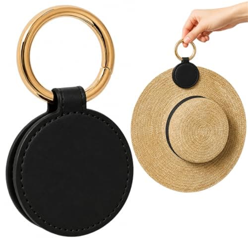 GALAXY BEAUTY Magnetic Hat Clip for Bag Travel (Black)