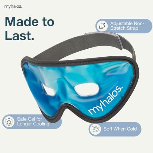 MyHalos Cooling Gel Eye Mask, Reduces Puffiness & Dark Circles, Reusable — view 4