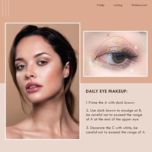 All-in-one Makeup Set with Brush, Baked Starter Makeup Palette Kit, Includes Bronzer, Blush, Highlighter and 6 Eyeshadows, Cosmetics Gift Set for Women — view 4