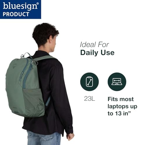 Osprey Astronova Campus Lifestyle Unisex Backpack, 23L, Black — view 2