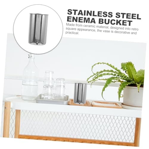 1000ml Stainless Steel Bucket for Household Cleaning Supplies — view 6