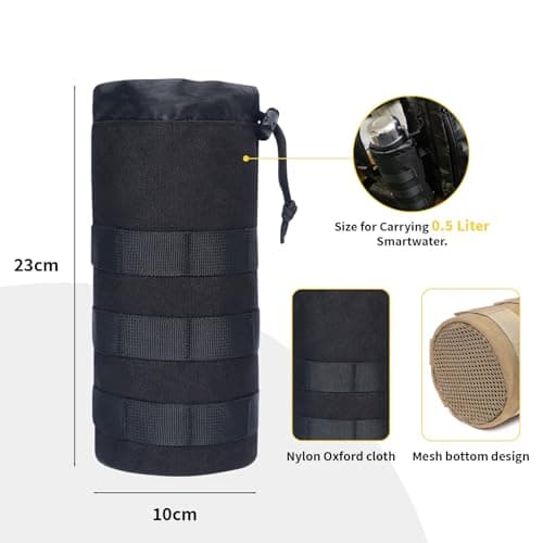 ACEXIER Tactical Molle Water Bottle Bag Pouch Travel Holder Sport Bag Outdoor Hydration For Camping Hiking Fishing Bags — view 3
