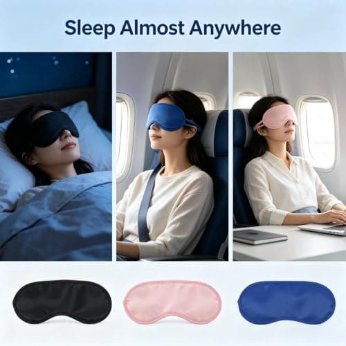 20 Pack Eye Mask – Soft Light-Blocking Sleeping Mask for Travel & Rest — view 2