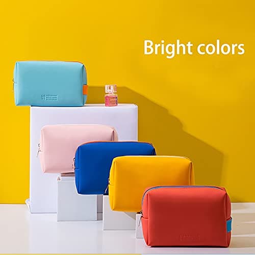 Toiletry Bag Large Capacity Solid Color Waterproof Wash Bag Makeup Cosmetic Organizer for Women Girls Kids Convenient Travel Bag — view 3