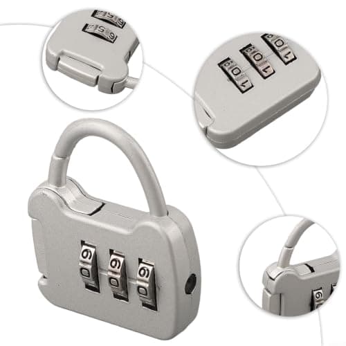 Coloured Combination Padlock for Gym School Locker(Light Green) — view 3
