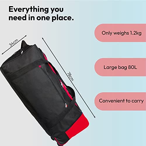 iN Suitcase Large - Foldable Wheeled Holdall - Travel Bag with Wheels — view 6