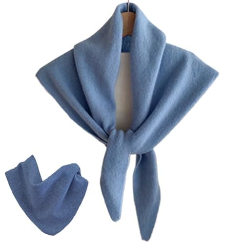 Wool Triangle Scarf, Soft & Warm Shawl Wrap For Women | Versatile Fashion Scarf For Winter, Commute, And Outdoor Travel | Lightweight Accessory For Daily Use, Beach, And Holiday Outfits