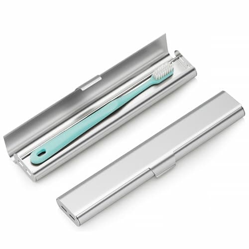 TRKRVAK Aluminum Toothbrush Travel Case