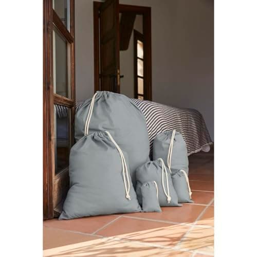 Westford Mill W115 Cotton Stuff Bag - Pure Grey - XS — view 2