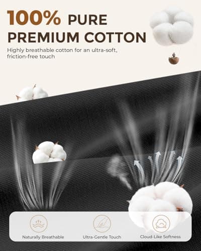 MUSICOZY Cotton Sleep Mask Headphones Side Sleeper Comfort — view 3