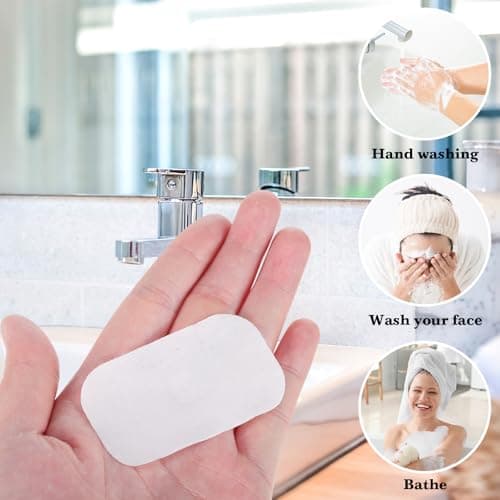 3 Pcs Soap Sheets for Travel and Camping Back to School Decorations — view 4