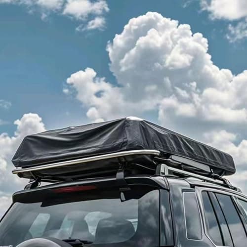 Car Roof Rack Cover Waterproof Dustproof Rooftop Cargo Cover Sun Protection Vehicle Luggage Protector Lightweight Polyester Oxford Quick, 1.6mx1.45m — view 3