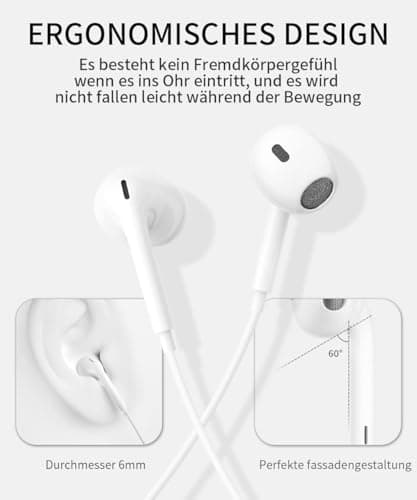 Spy Tec Earphones,In-Ear Headphones Wired Earbuds, Noise Isolating Headset Noise Isolation Corded for 3.5mm Jack Ear Buds for iPhone, iPad, Samsung, Computer, Laptop, Gaming, Sports, MP3 Players etc. — view 5