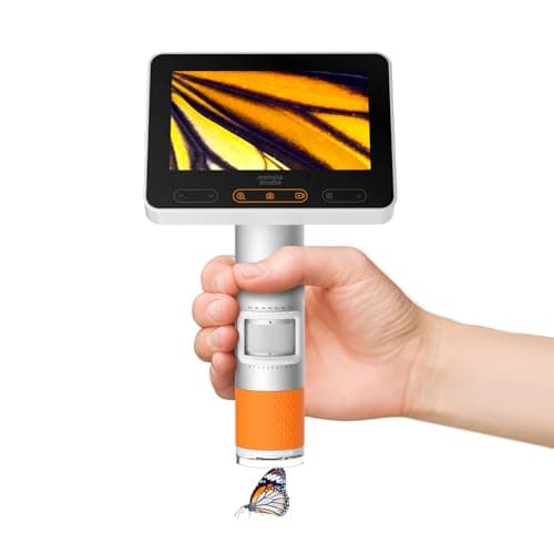 MatataStudio MX2-A Handheld Digital Microscope for Kids with 4.3'' Screen
