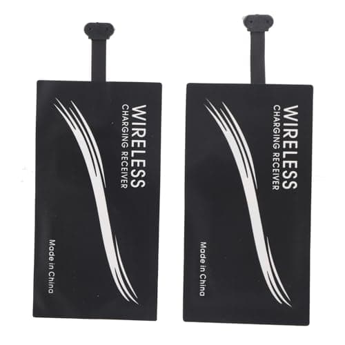 Qi Adapter Type C Wireless Charging Receiver, 2PCS Universal Charging Pad Adapter Wireless Charging Chip Mobile Phone Sticker Charging Receiver — view 6