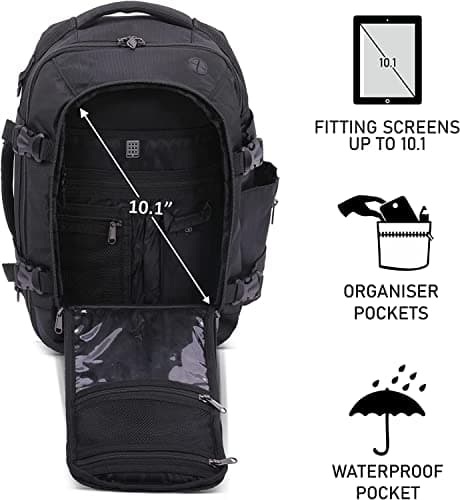Aerolite Premium 40x20x25cm Ryanair Under Seat Backpack, Set of 2 — view 4
