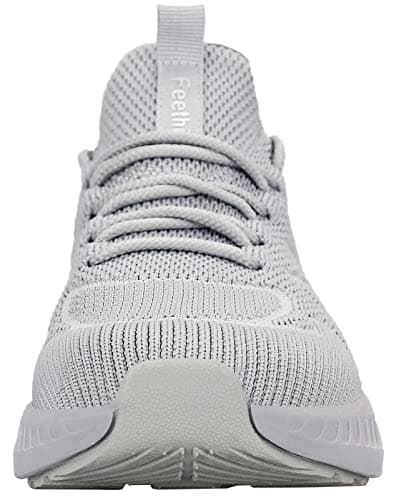 Feethit Trainers Mens Mesh Walking Sneakers Lightweight Casual Gym Grey 9.5 — view 4
