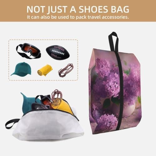 Shoe Bags For Travel Large Waterproof Travel Shoe Bag With Handle, 1 PC — view 5