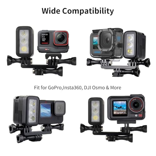 SOONSUN 450LM Waterproof Dive Light for GoPro Hero 13/12/11/10/9 Black — view 3