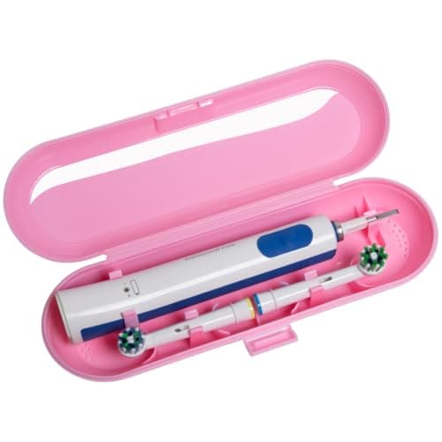 Electric Toothbrush Travel Case for Oral B & Philips Sonicare, Pink