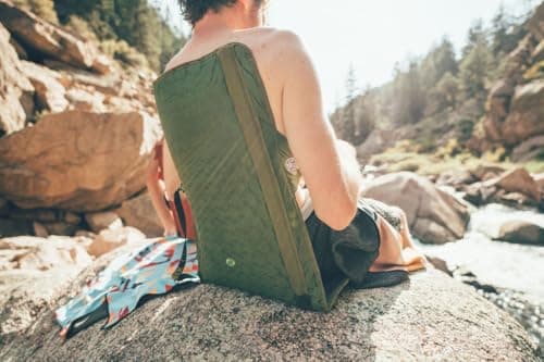 Crazy Creek HEX 2.0 LongBack Chair for Backpacking, Camping and Stadium Use, Extra Width & Back Height, 250 LBS Weight Capacity, Adjustable Straps w/Rock Lockster (R) Buckles — view 2