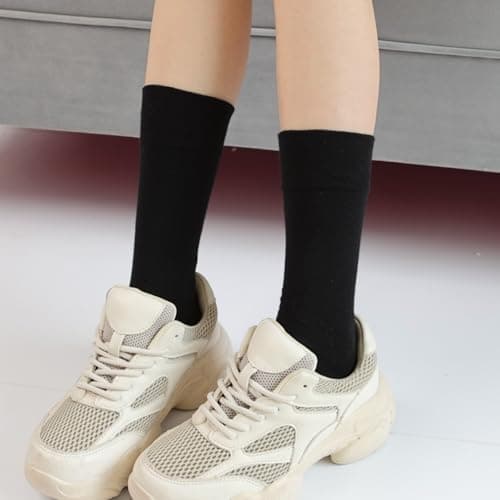 VoJoPi Women’s Cotton Socks 5 Pairs – Thin Breathable Crew Socks, UK 4-8 — view 3