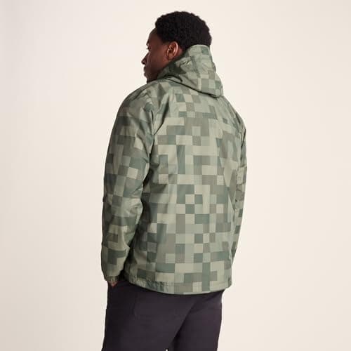 TOG24 Craven Mens Windproof Breathable Waterproof Jacket, Packaway Hood Zip — view 4