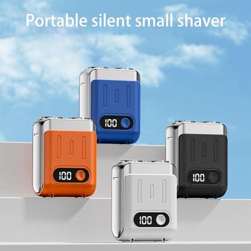 Ksikdeg Portable Electric Shaver for Men Quiet Small Travel Trimmer with Digital Display Efficient Shaving Tool Travel — view 2