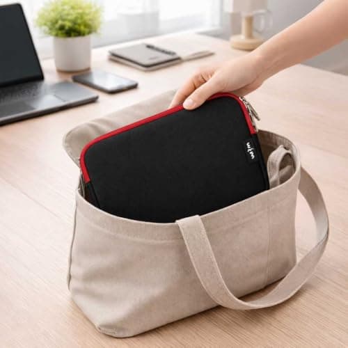 Emartbuy Black/Red Neoprene Laptop Sleeve 10-12 Inch — view 4