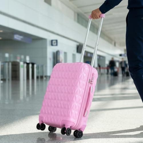 CMY Suitcase 20 Inch Cabin Hard Shell Lightweight ABS Carry-On Luggage — view 3