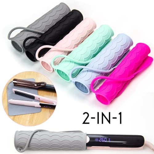 ANGENIL Heat Mat for Hair Straighteners, Heat Resistant Mat for Curling Iron, Silicone Heat Resistant Mat for Travel Flat Iron Hair Straightener, Heat Protecting Mat for Hair Curler 21.5 cm x 15.5 cm — view 4
