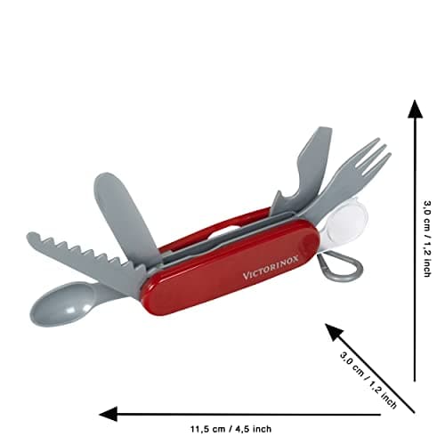 Theo Klein 2805 | Victorinox Swiss Army Knife | Toy Pocketknife for children with 6 tools and cutlery | Dimensions: 11.5 cm x 3 cm x 3 cm | Toys for children aged 3 and over — view 5