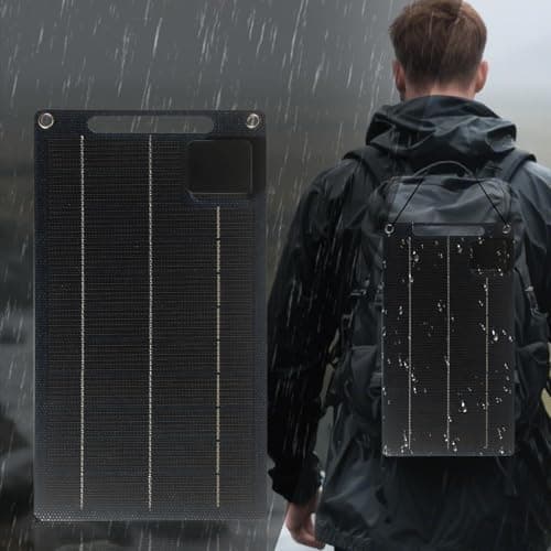 Portable Solar Panel - Solar Generator | 100W Outdoor Smartphone Charger | Waterproof Charging Bank for Travel Camping Hunting RV Survival Beach Backpacking Boating - Outdoor Camping — view 5