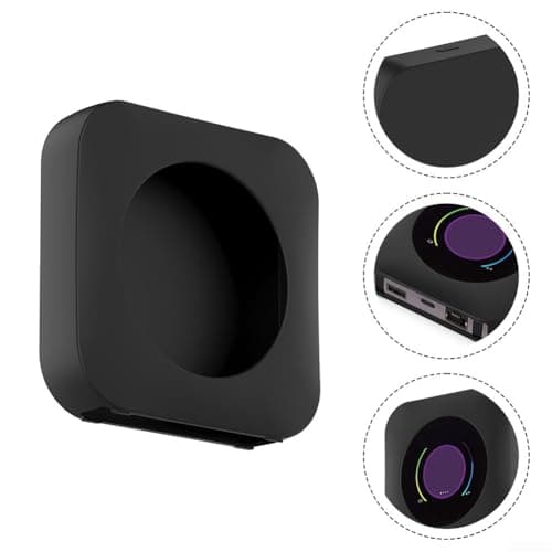 Shockproof Silicone Sleeve for NETGEAR Nighthawk M1 MR1100 LTE Router, Protective Soft Case Cover with Precise Cutouts for Ports and Buttons,(Black) — view 3