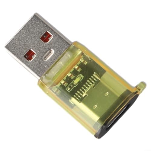 Lightweight USB C to USB A Adapter Travel(Yellow) — view 6