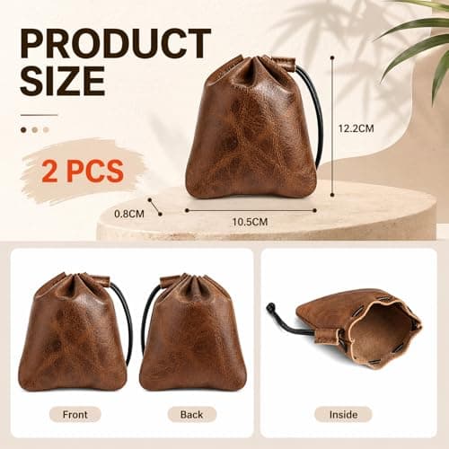 DEFIYEAR Small Storage Pouch Bags for Jewellery Coin Daily Accessories — view 4