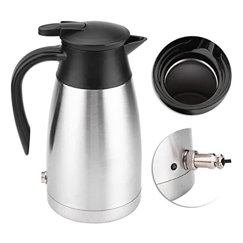 1000ML 2V/24V Stainl Steel Electric In-Car Kettle Travel Es-Large Acity Heating Bottle-Portable Electric Kettle for Car — view 5