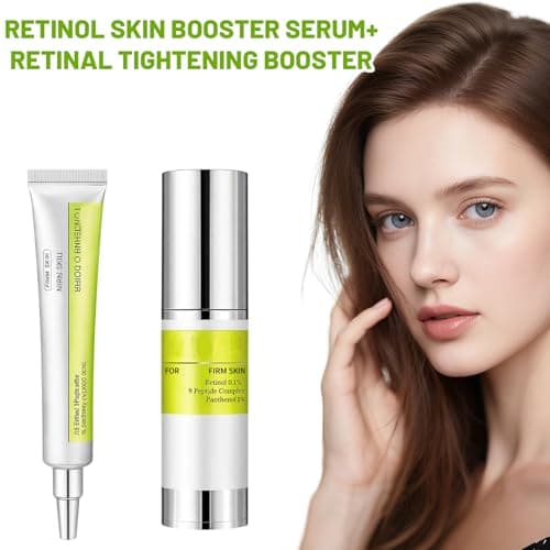 3PCS Retinal Shot Tightening Booster Set, 1 Retinol Skin Booster Serum 30ml, 1 Retinol Eye Creams 15ml and 1 Gua Sha Tools, For Travel And Daily Home Care, For All Skin Types — view 6