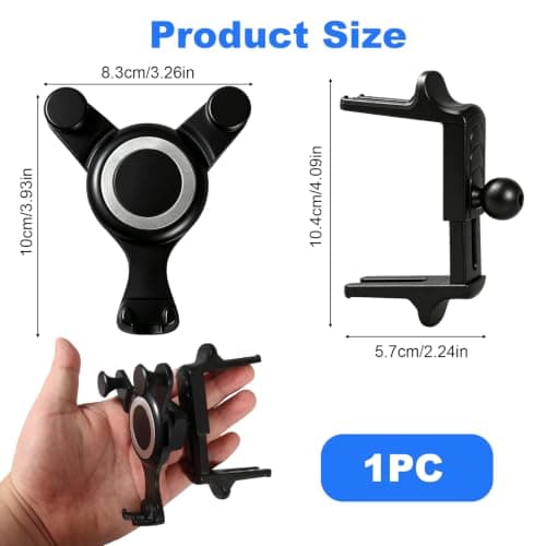Car Phone Holder for Mercedes Benz A B C E S Mini Cooper Audi A1 TT Q2 MK2 — view 2