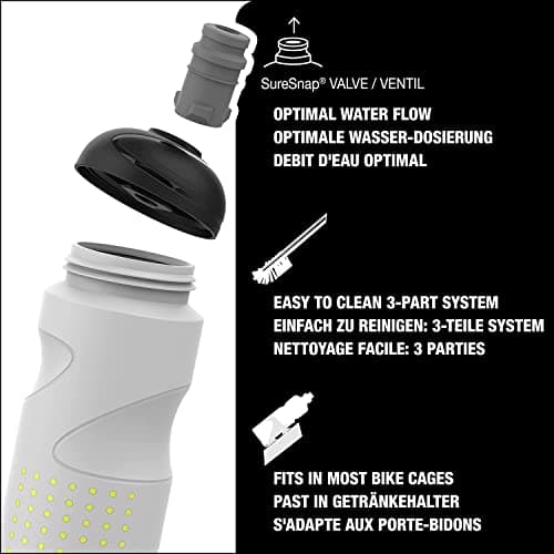 Sigg - Soft Bike Water Bottle - Pulsar White - Squeezable - Dishwasher Safe - Lightweight - Leakproof - BPA Free - 0.75 L — view 4