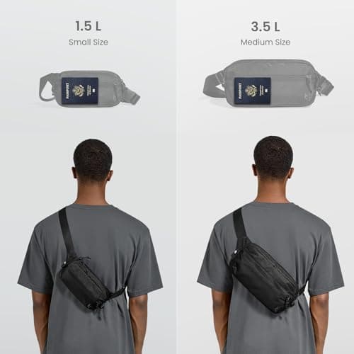 tomtoc Aviator-T33 1.5L Cross Body Sling Bag for Men/Women, RFID Blocking — view 3