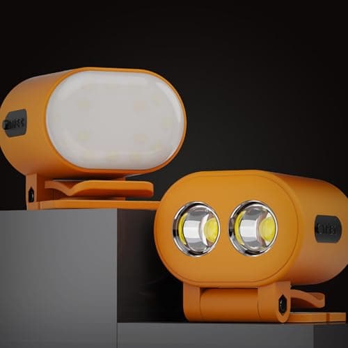 USB Rechargeable Headlamp for Cycling Running Light, Beige — view 6