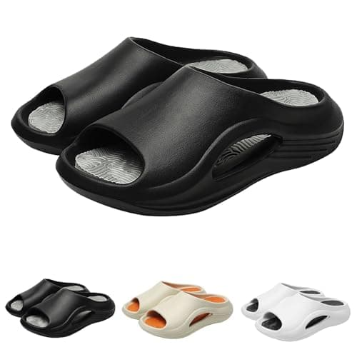 Orthopedic Slippers for Women Plantar Fasciitis Arch Support Comfy Shoes Non-Slip Slipper Trendy Winter Casual Flat Sandals Indoor Outdoor Beach Slides Pool House Holiday Home Sliders — view 6