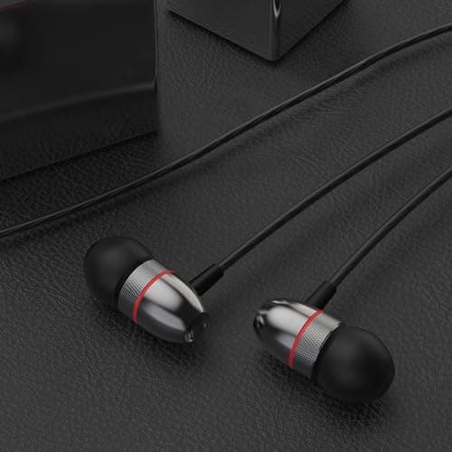 Betron ELR50 Wired Earphones with 3.5mm Jack, Black — view 5