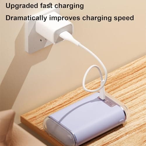 Electric Hand Heater - Winter Warmers with LED Light, Rechargeable Portable Pocket Warmer, Handheld Heat Pack for Hunting Commuting Sports Travel School | Gym Skiing Camping Trip Outdoor Cold Season — view 6