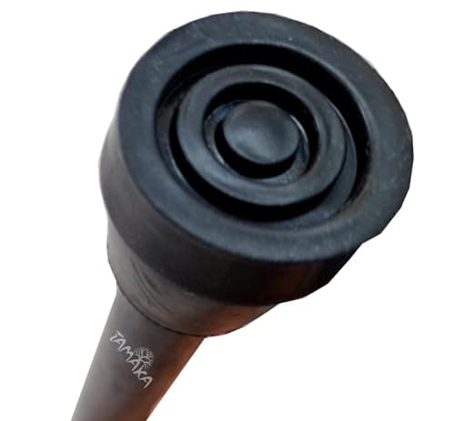 TAMAKA® Gents Handcrafted Dark Brown Wooden Derby Handle Cane With Collar Walking Stick Mens Ladies - 94cm (37") — view 6