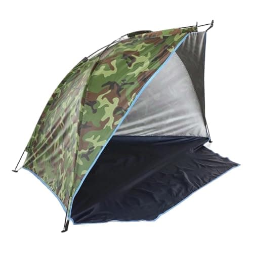 With Sun Shade with Pegs, Portable, Instant Set Up and Windproof